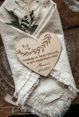 Podziękowania na Chrzest Święty grawer