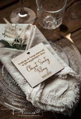 Podziękowania dla gości kwadrat