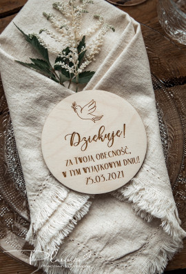 Podziękowania dla gości koło