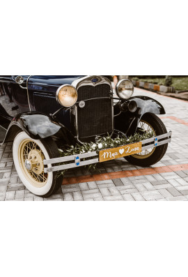 Tablica Mąż Żona na samochód