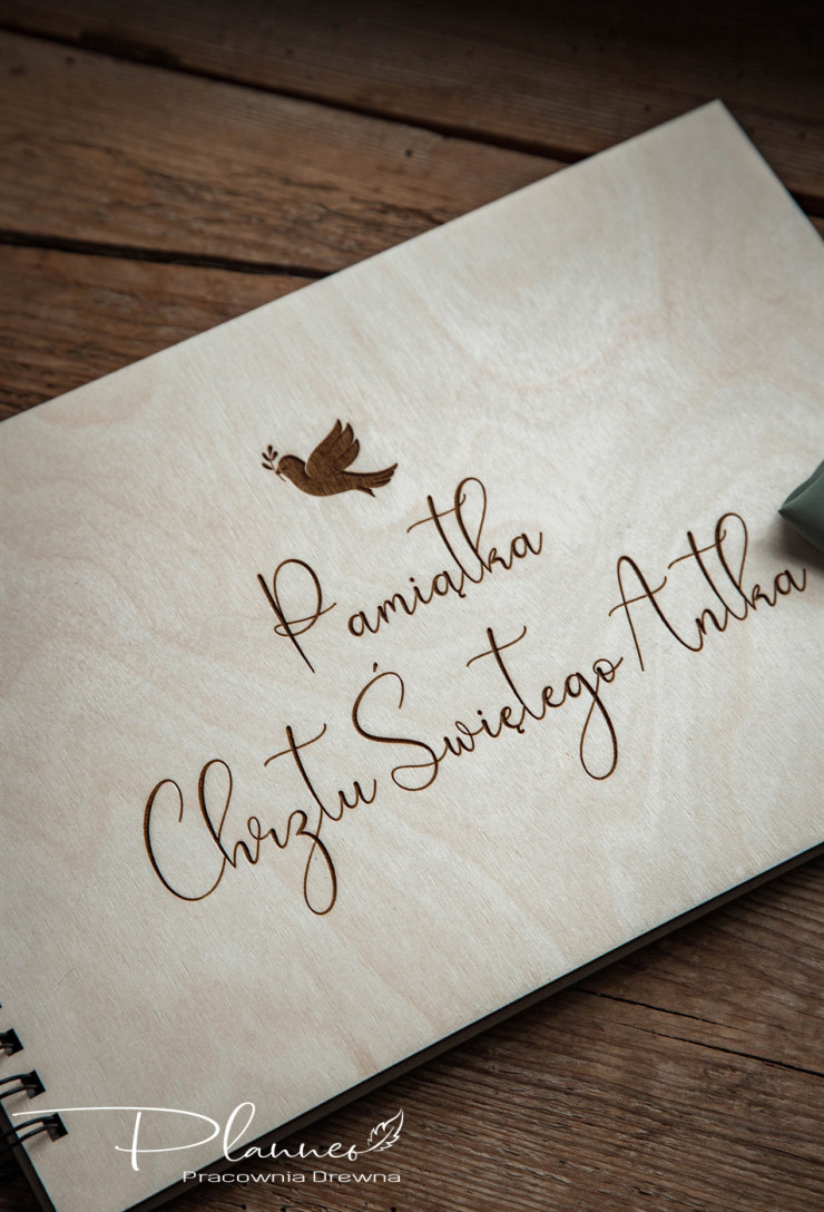 Album grawerowany Pamiątka Chrztu