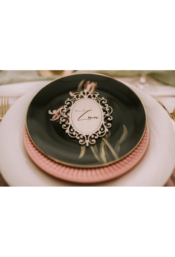 Winietka grawerowana weselna