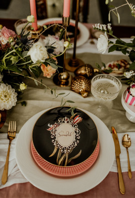 Winietka grawerowana ślubna