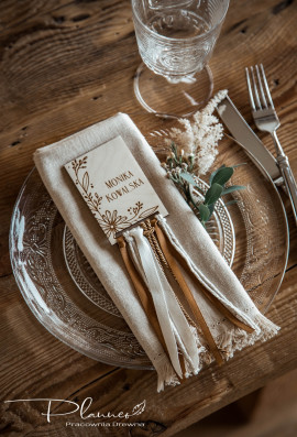 Winietka grawerowana ślubna