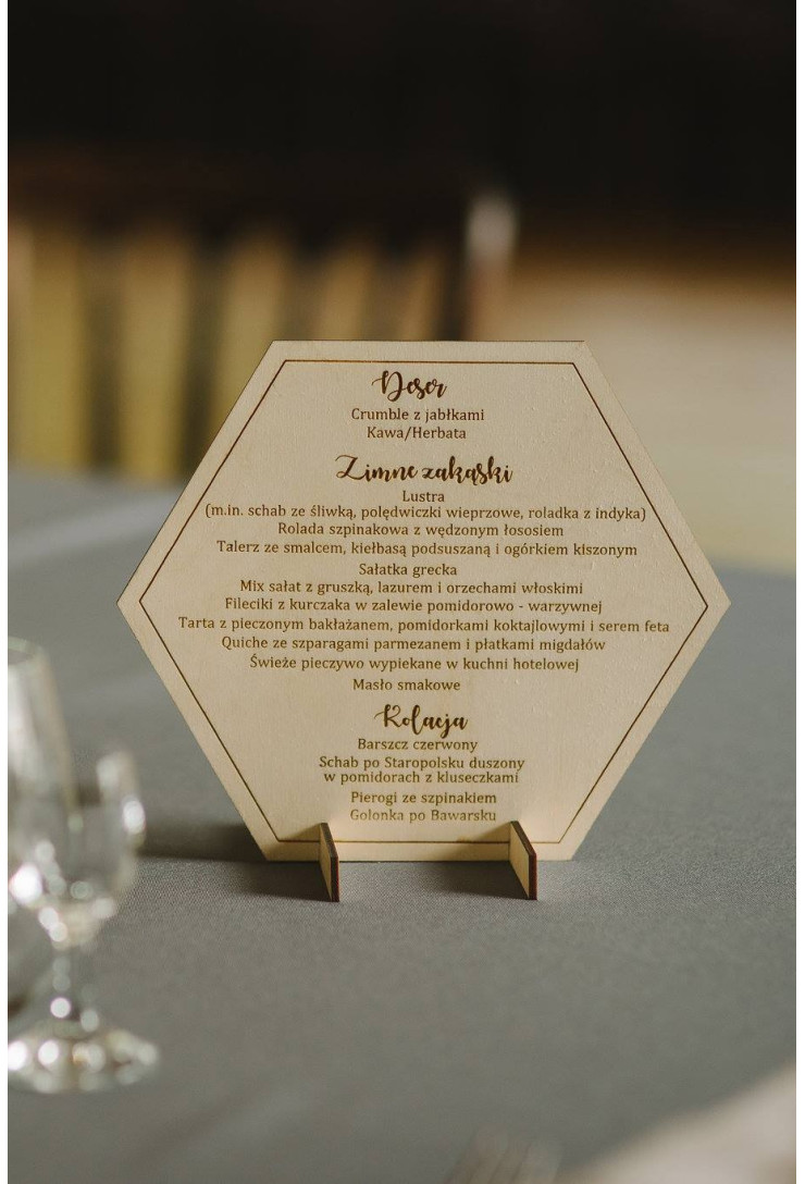 Menu weselne