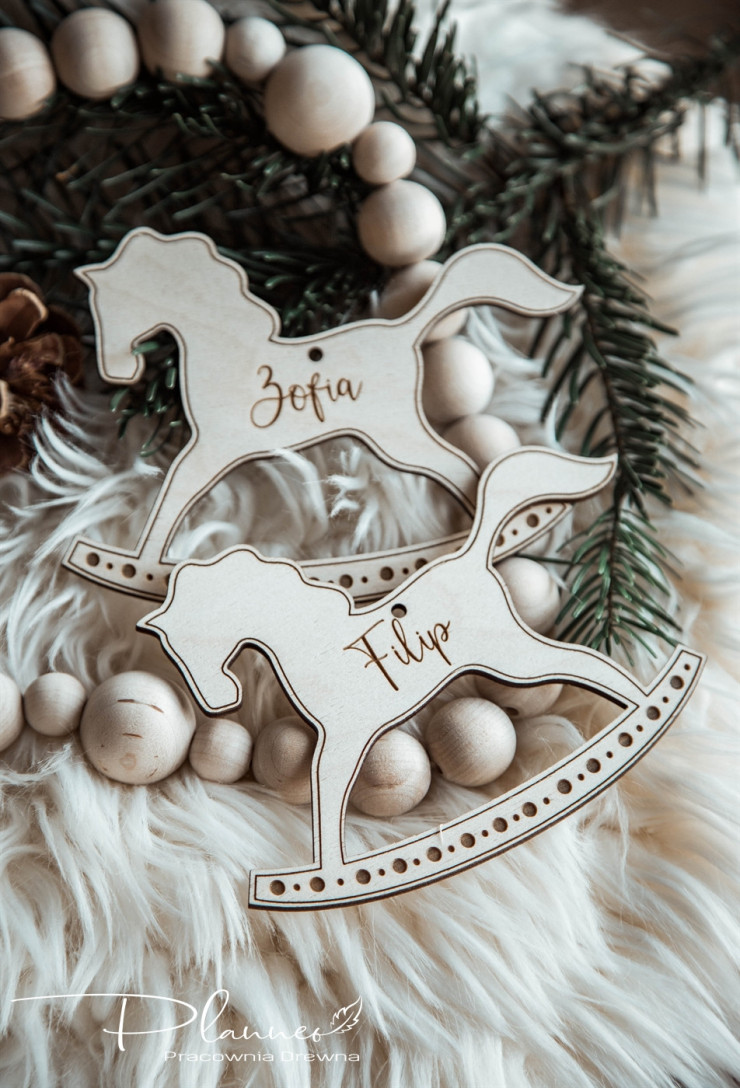 Bombka koń na biegunach