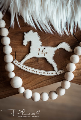 Bombka koń na biegunach grawer