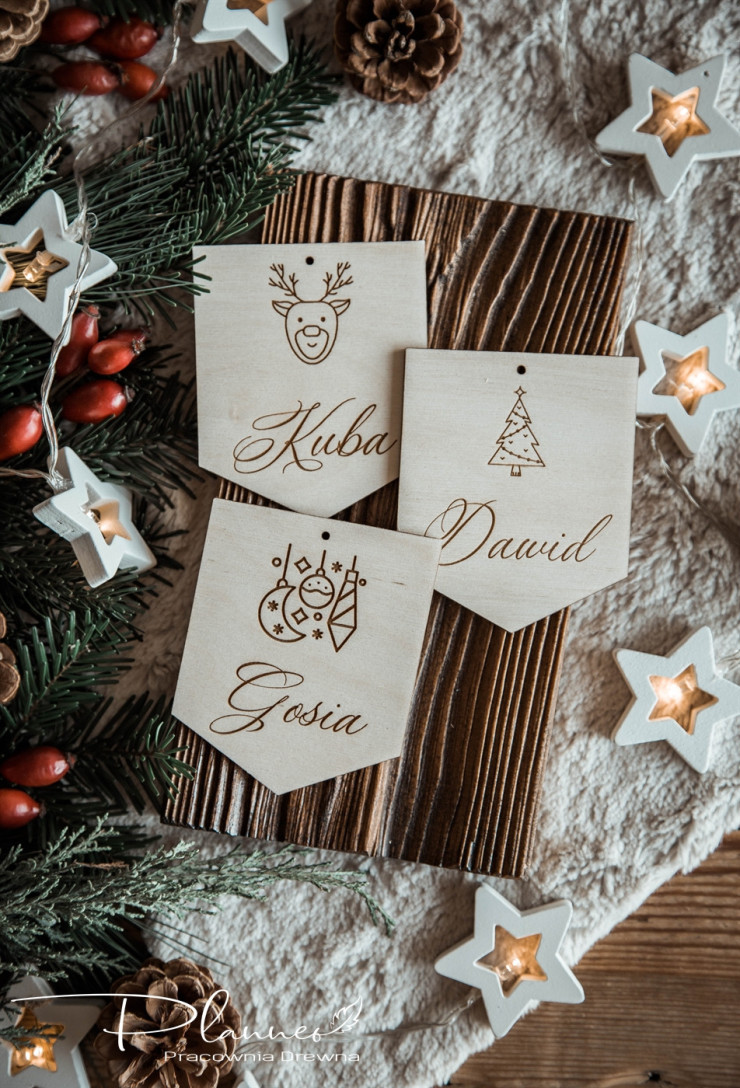 Etykietka na prezent grawer