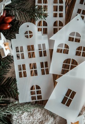 Zestawy domków bożonarodzeniowych plexi