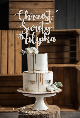 Topper Chrzest Święty Duży