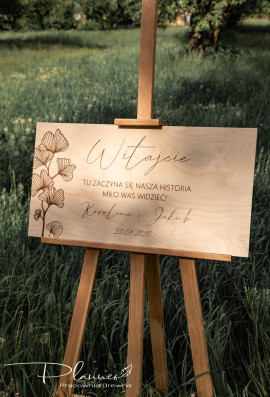 Tablica grawerowana weselna