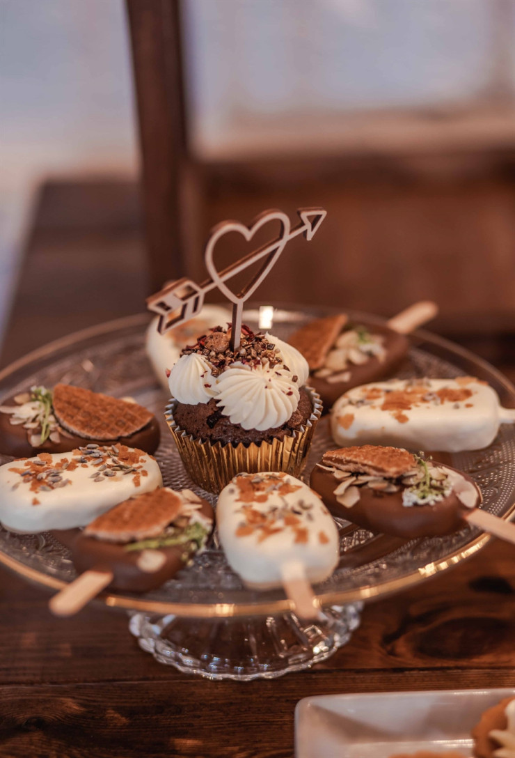 Minitopper serce ze strzałą