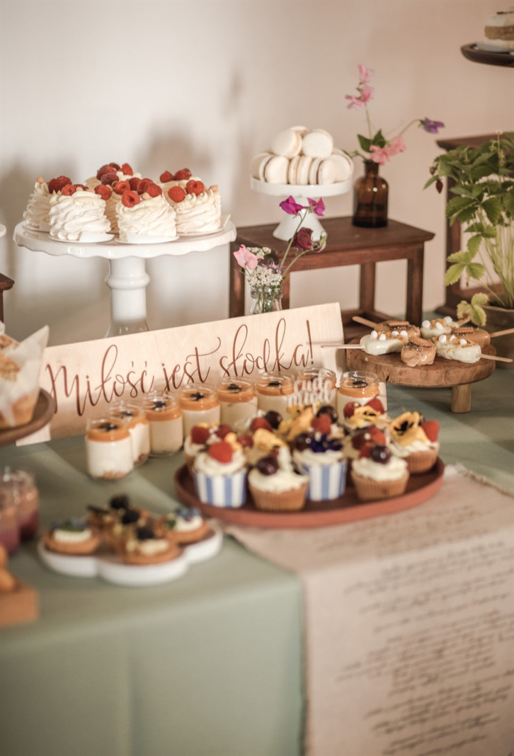 Dekoracja candy baru