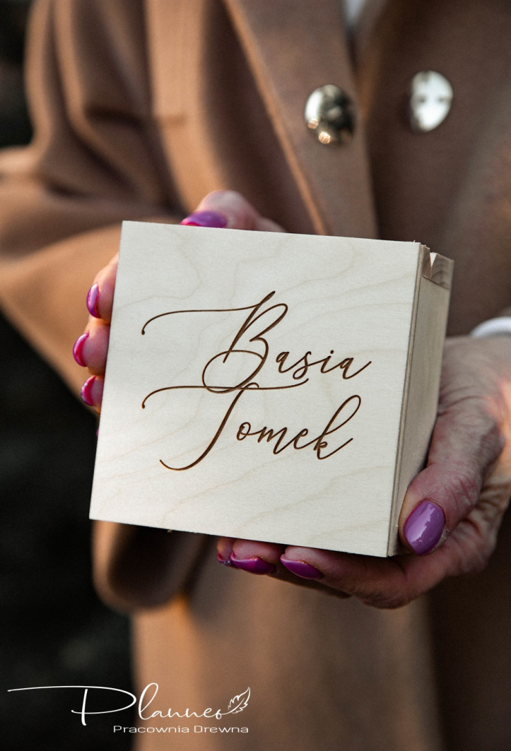 Pudełko na obrączki