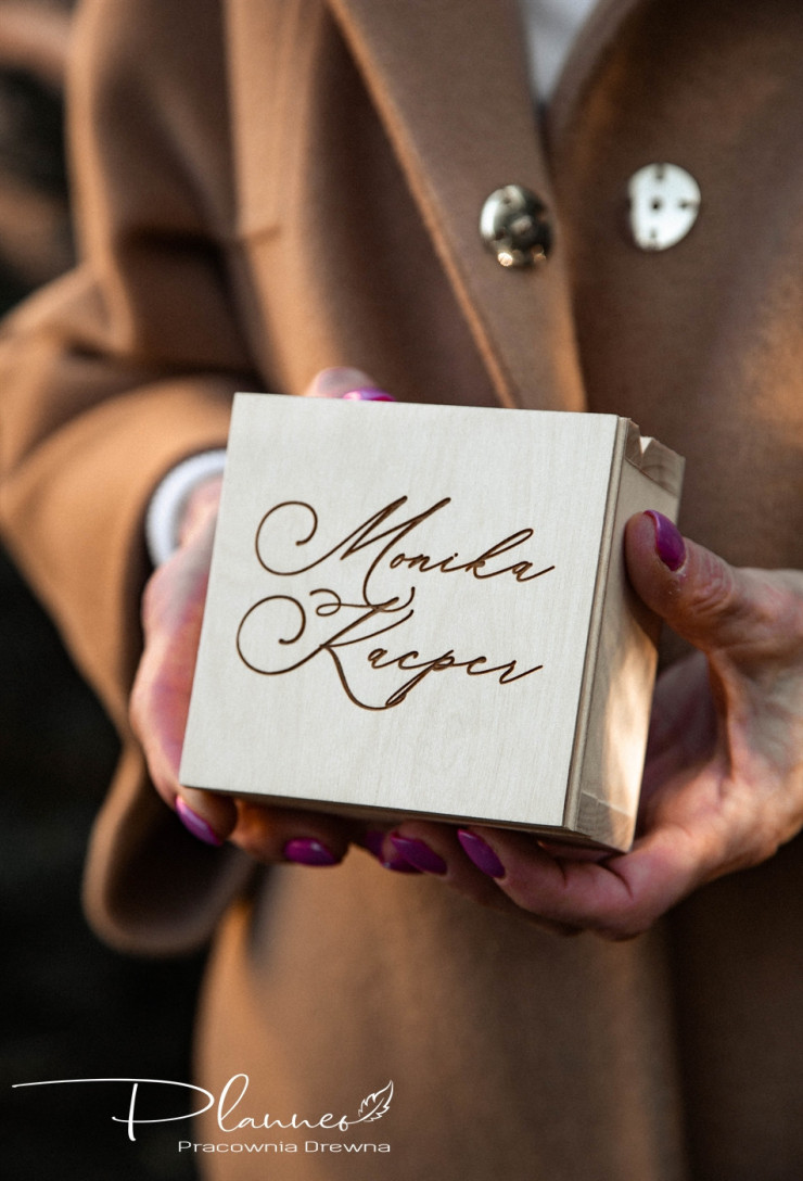 Pudełko na obrączki