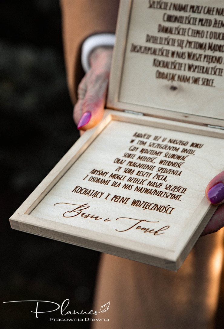 Pudełko prośba o błogosławieństwo