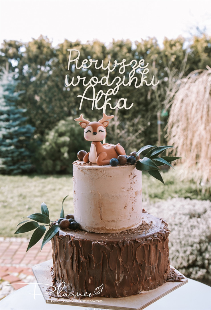 Topper Pierwsze urodzinki