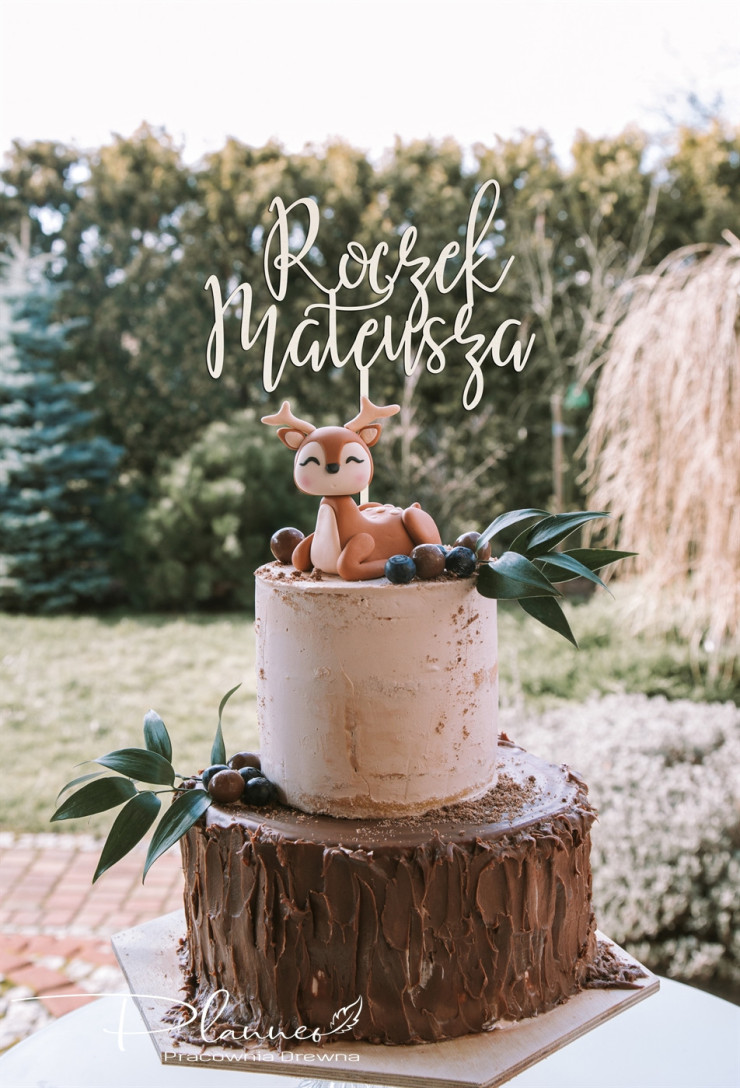 Topper Roczek z imieniem