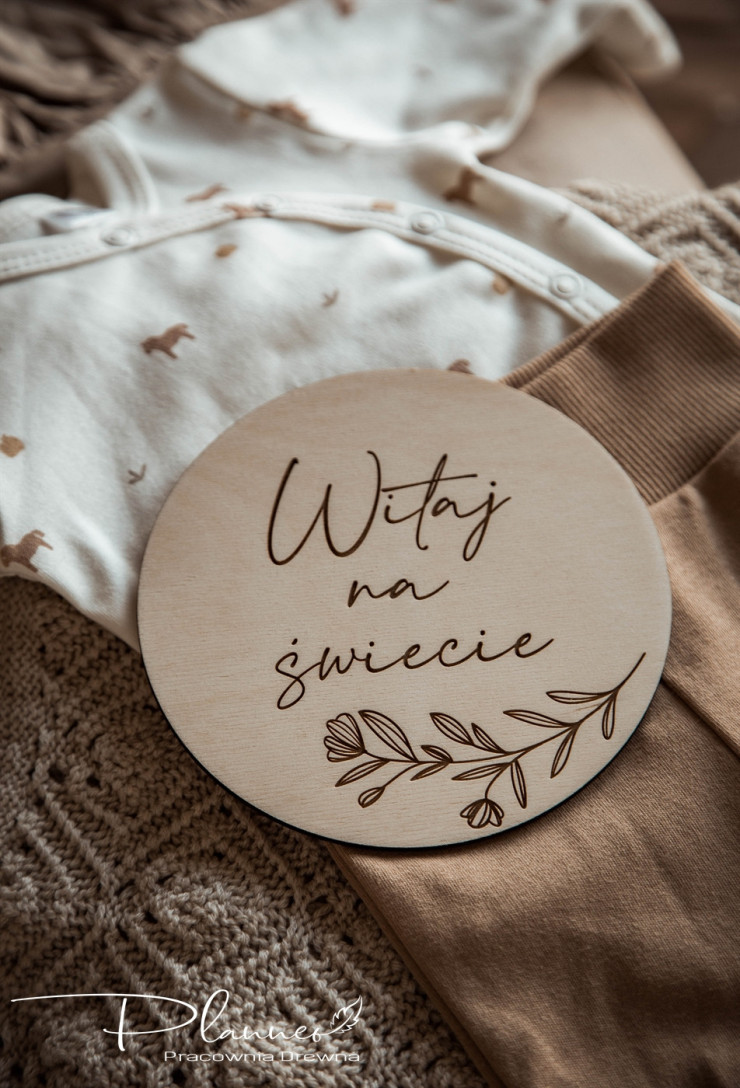 Tabliczka z dowolnym napisem