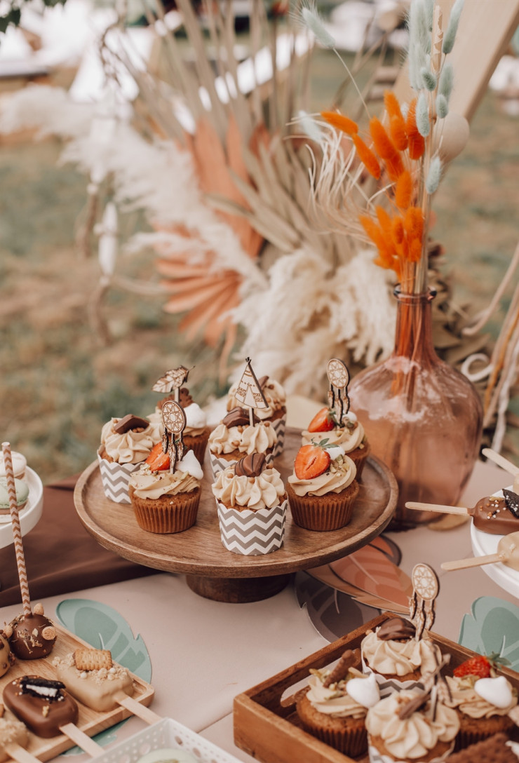 Minitoppery drewniane