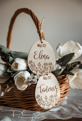 Jajka z motywem natury