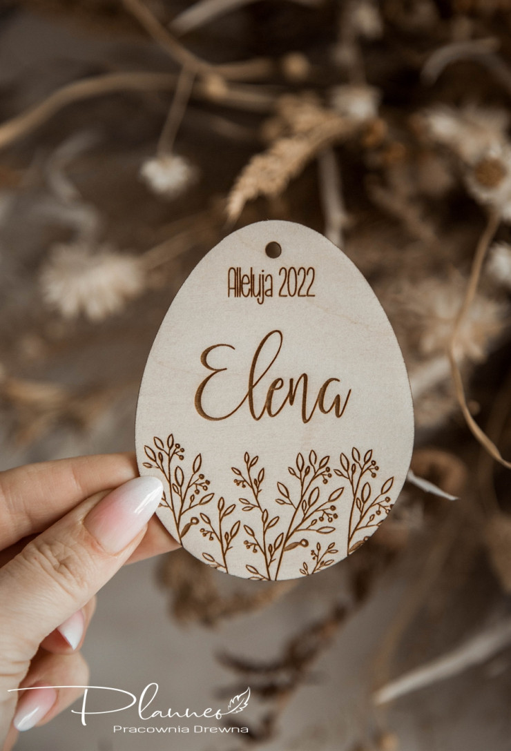 Jajka z motywem natury