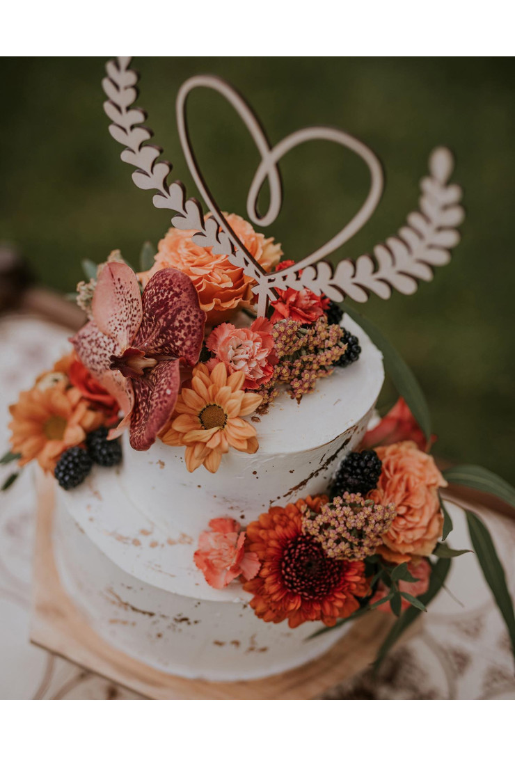 Topper na tort weselny