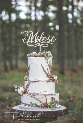 Topper Miłość Zawijasy