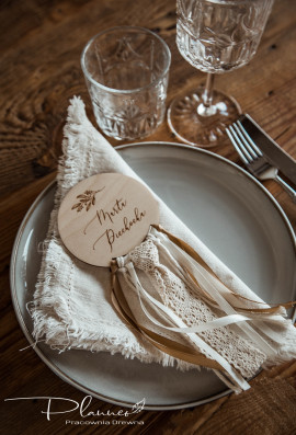 Winietka grawerowana weselna