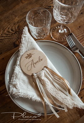 Grawerowana winietka na ślub