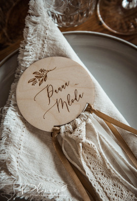 Winietka grawerowana ślubna