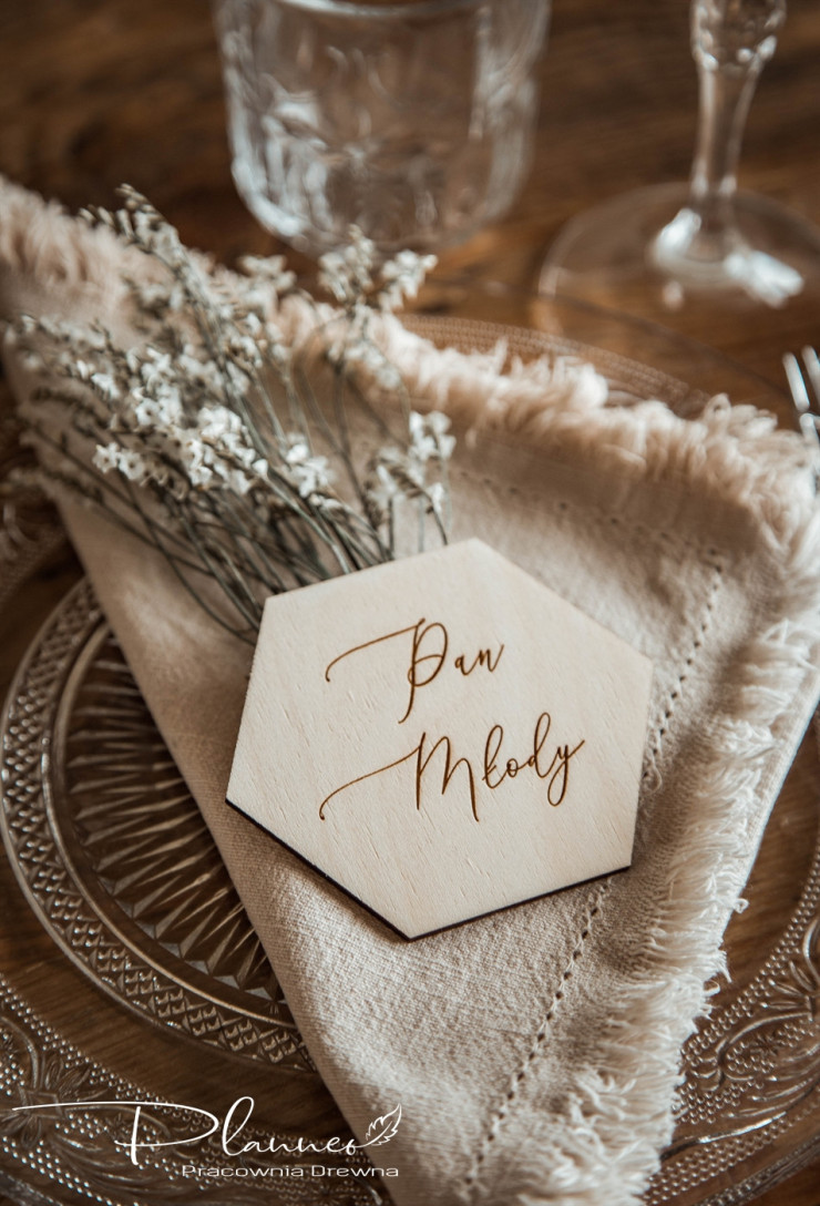 Winietka grawerowana ślubna