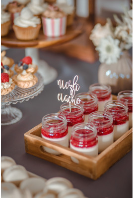 Drewniany Minitopper niezłe ciacho