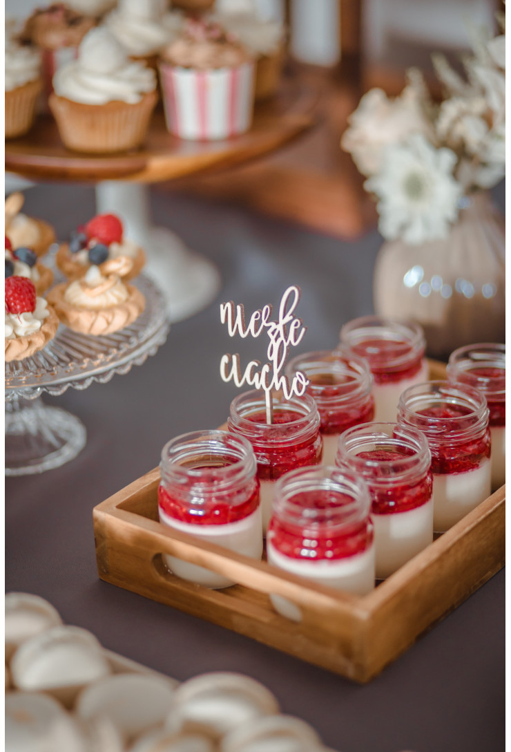 Drewniany Minitopper niezłe ciacho