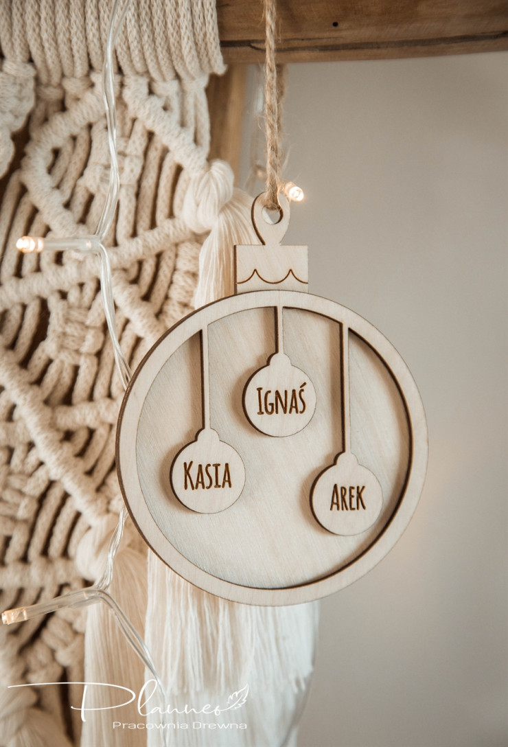 Bombka Rodzina Boże Narodzenie