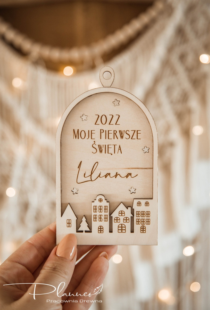 Bombka moje pierwsze święta kamieniczki