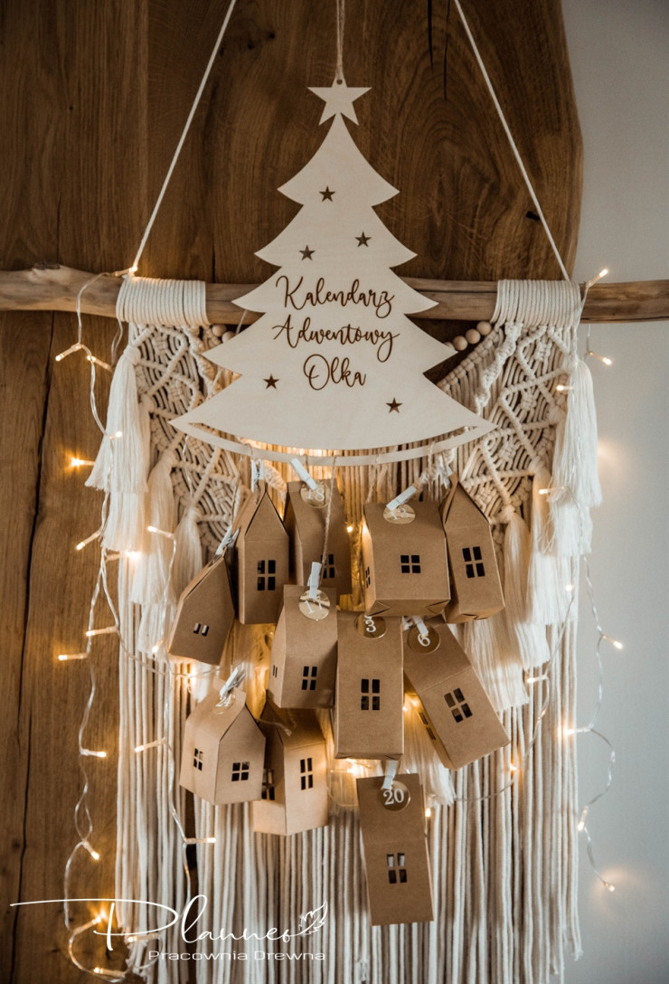 Kalendarz adwentowy choinka