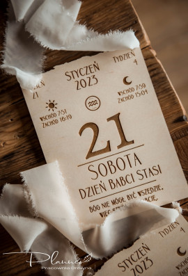 Kartka z kalendarza dla Babci