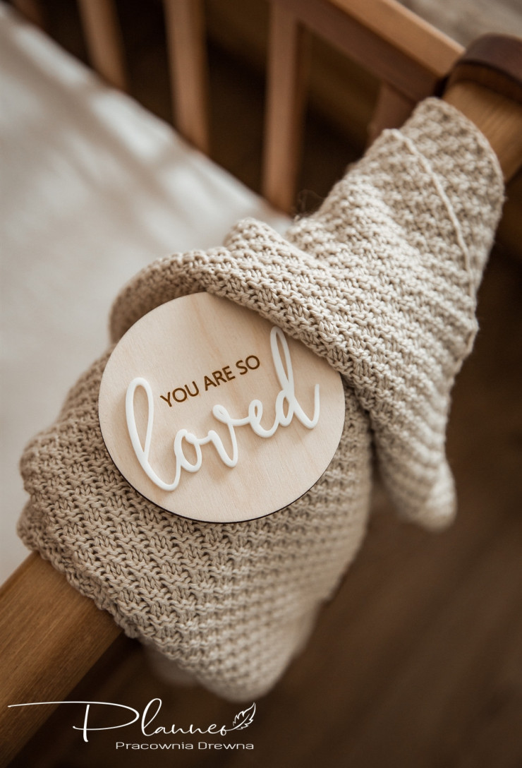 Tabliczka do zdjęć Loved