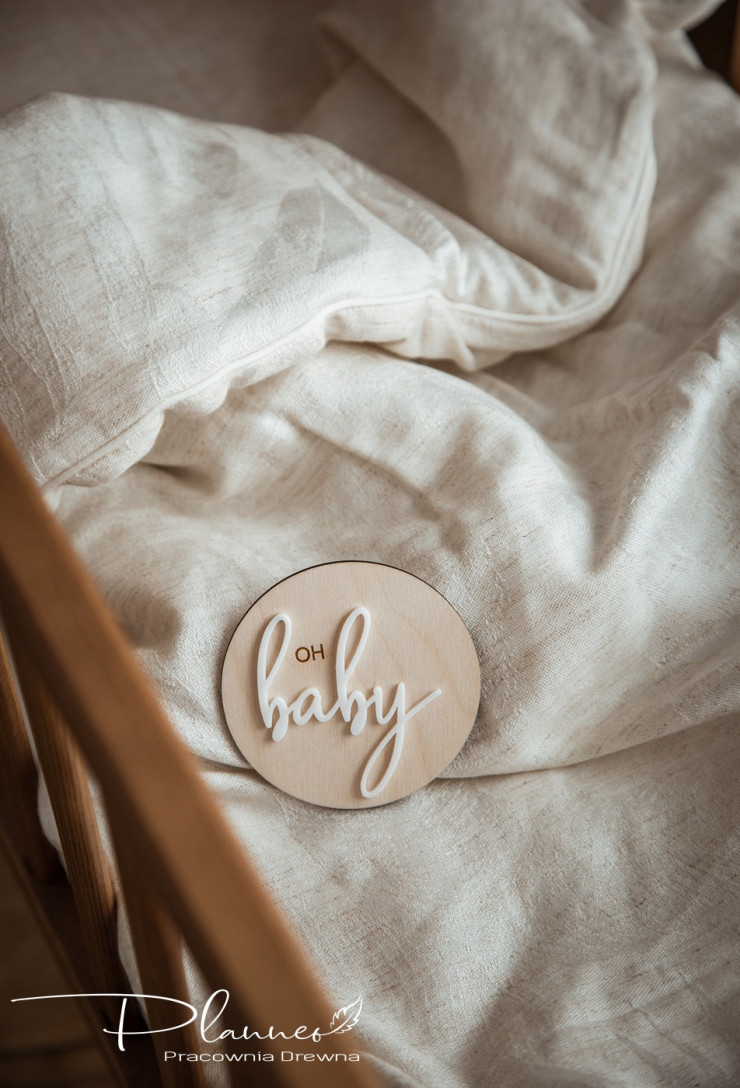 Tabliczka do zdjęć oh Baby