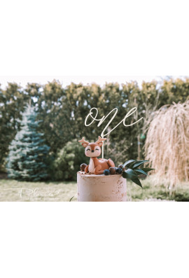 Topper drewniany one