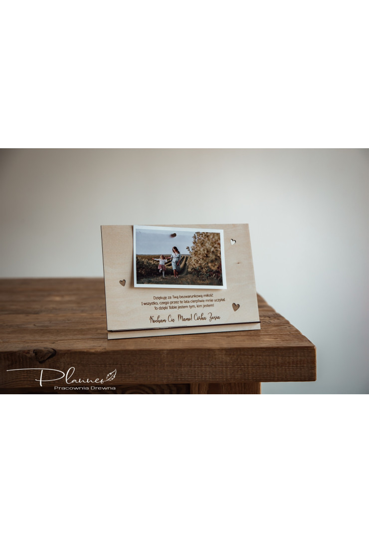 Ramka do zdjęcia z serduszkami