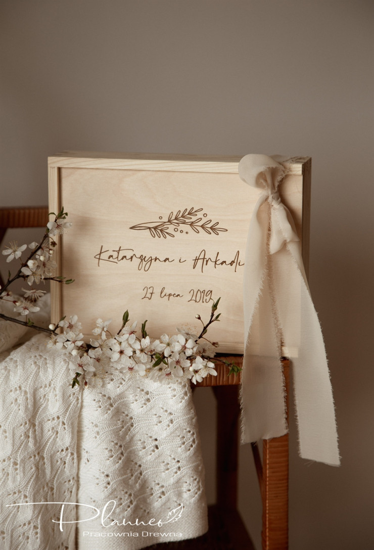 Grawerowane szkatułki do zdjęć