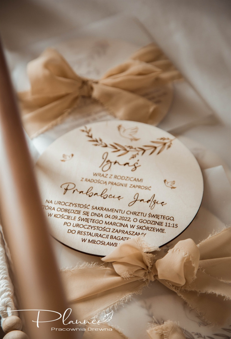 Zaproszenie gołąbki