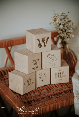 Kostki metryczka mama i dziecko