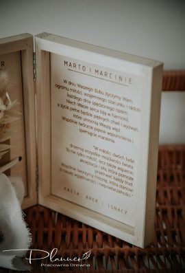 Telegram otwierany ślubny