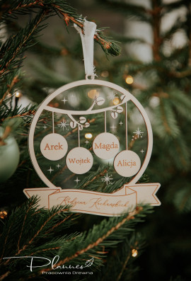 Bombka grawerowana Rodzinna