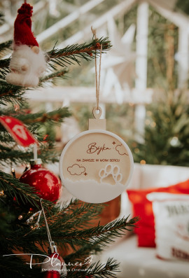 Bombka pamiątkowa grawerowana dla pupila