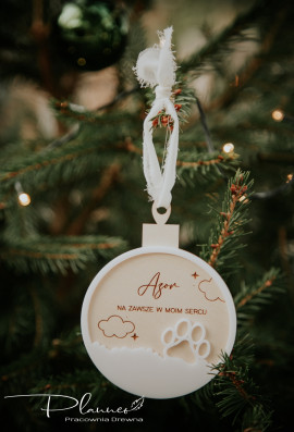 Bombka pamiątkowa dla pieska