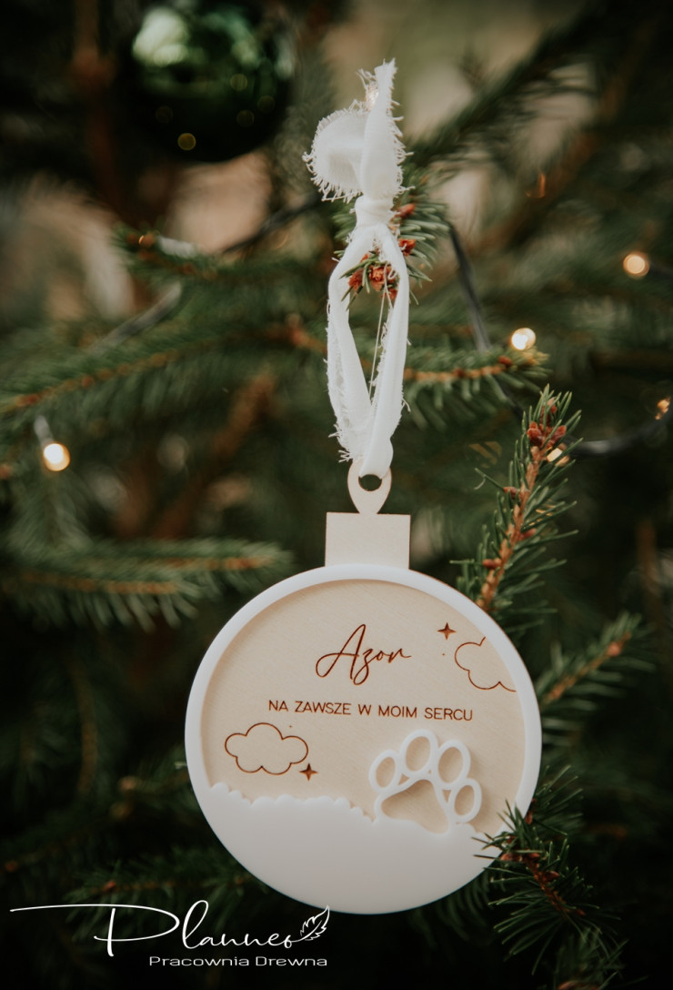 Bombka pamiątkowa dla pieska